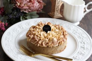 caramel-moka cheesecake