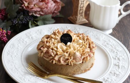 caramel-moka cheesecake